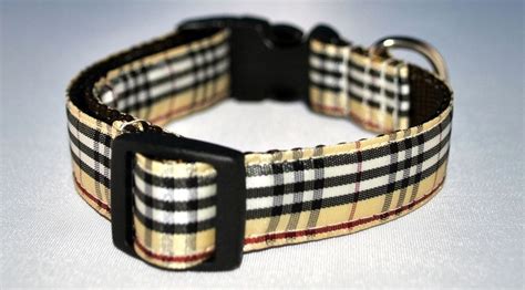 burberry plaid dog collar|burberry dog harness and leash.